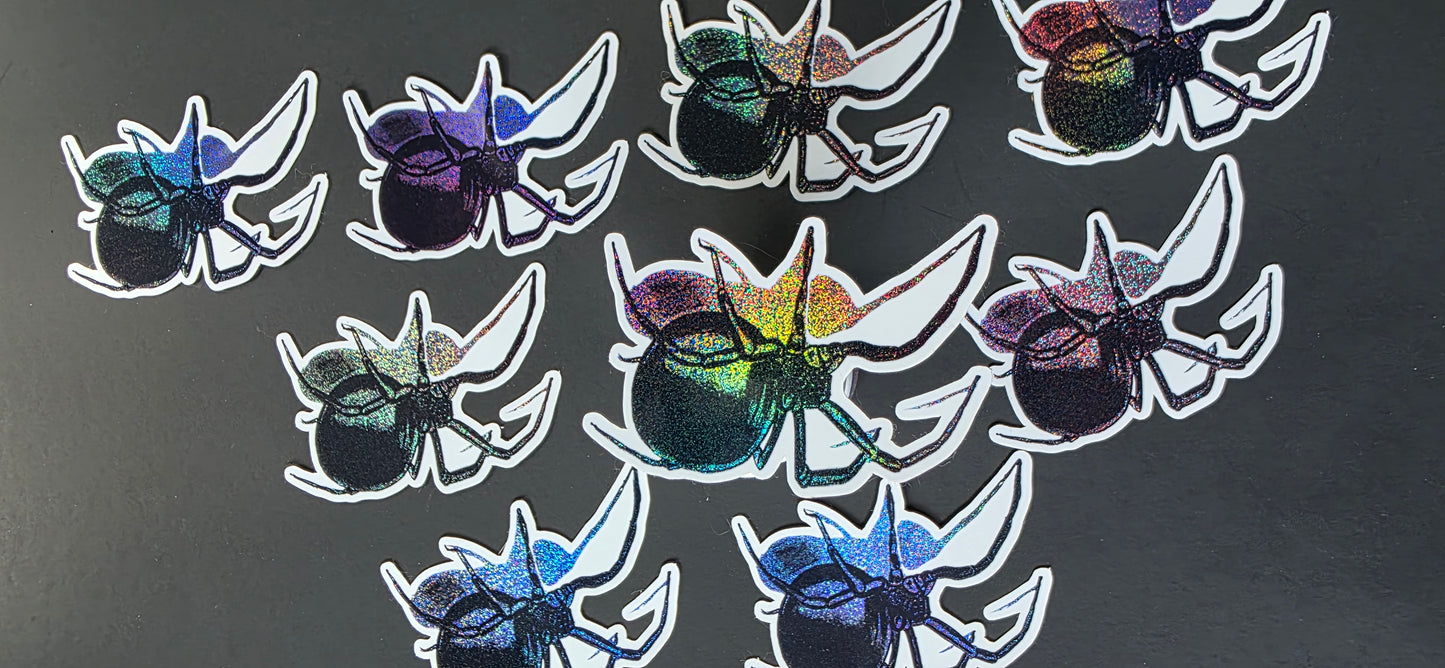 Black Widow Spider Sticker
