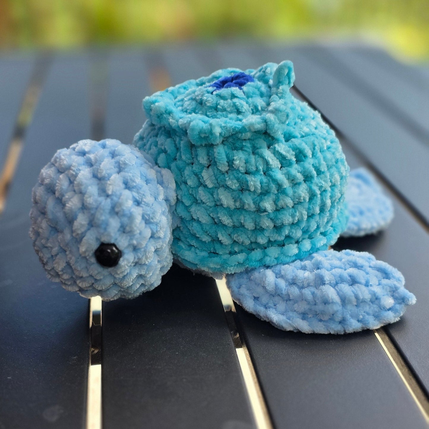 Crochet Blueberry Turtle