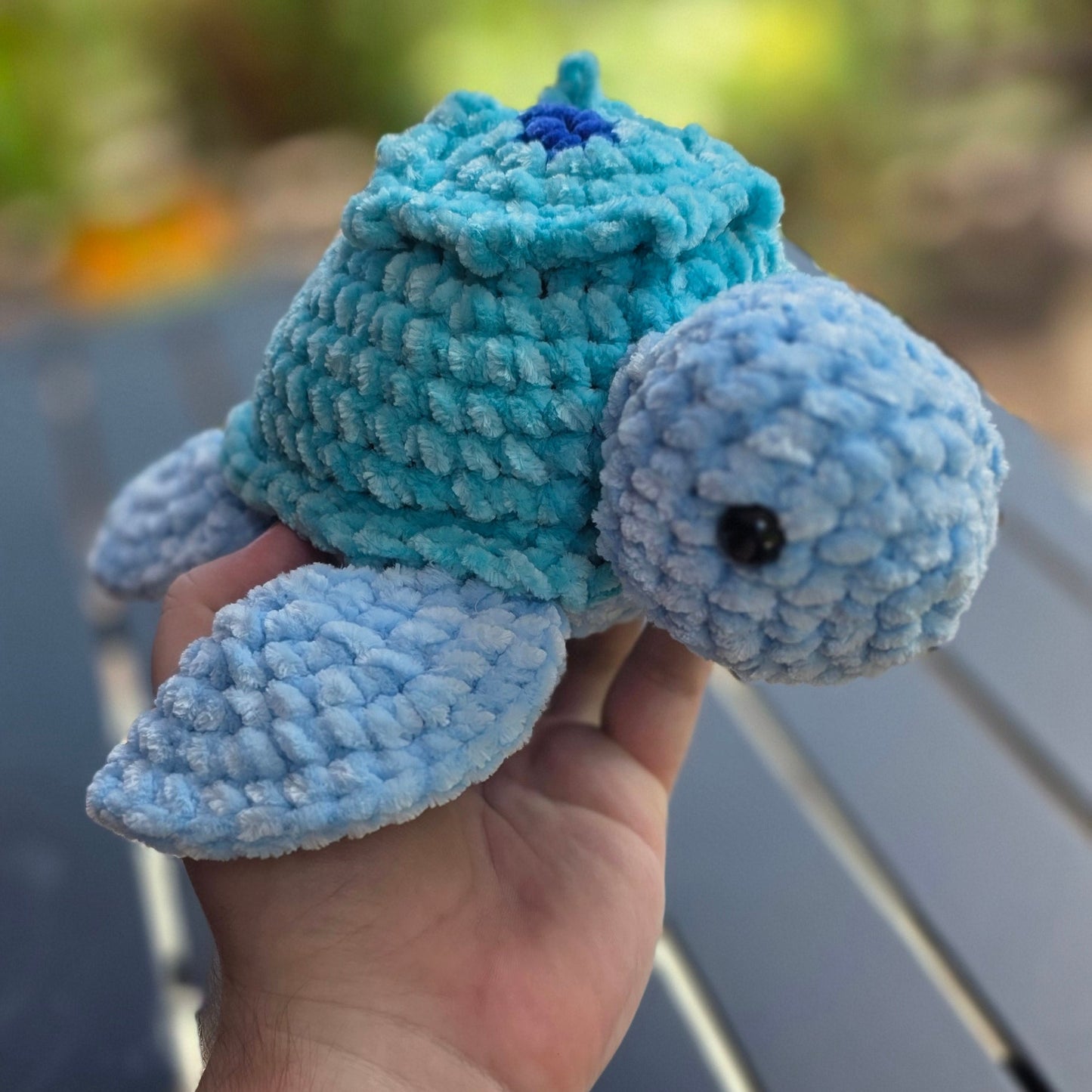 Crochet Blueberry Turtle