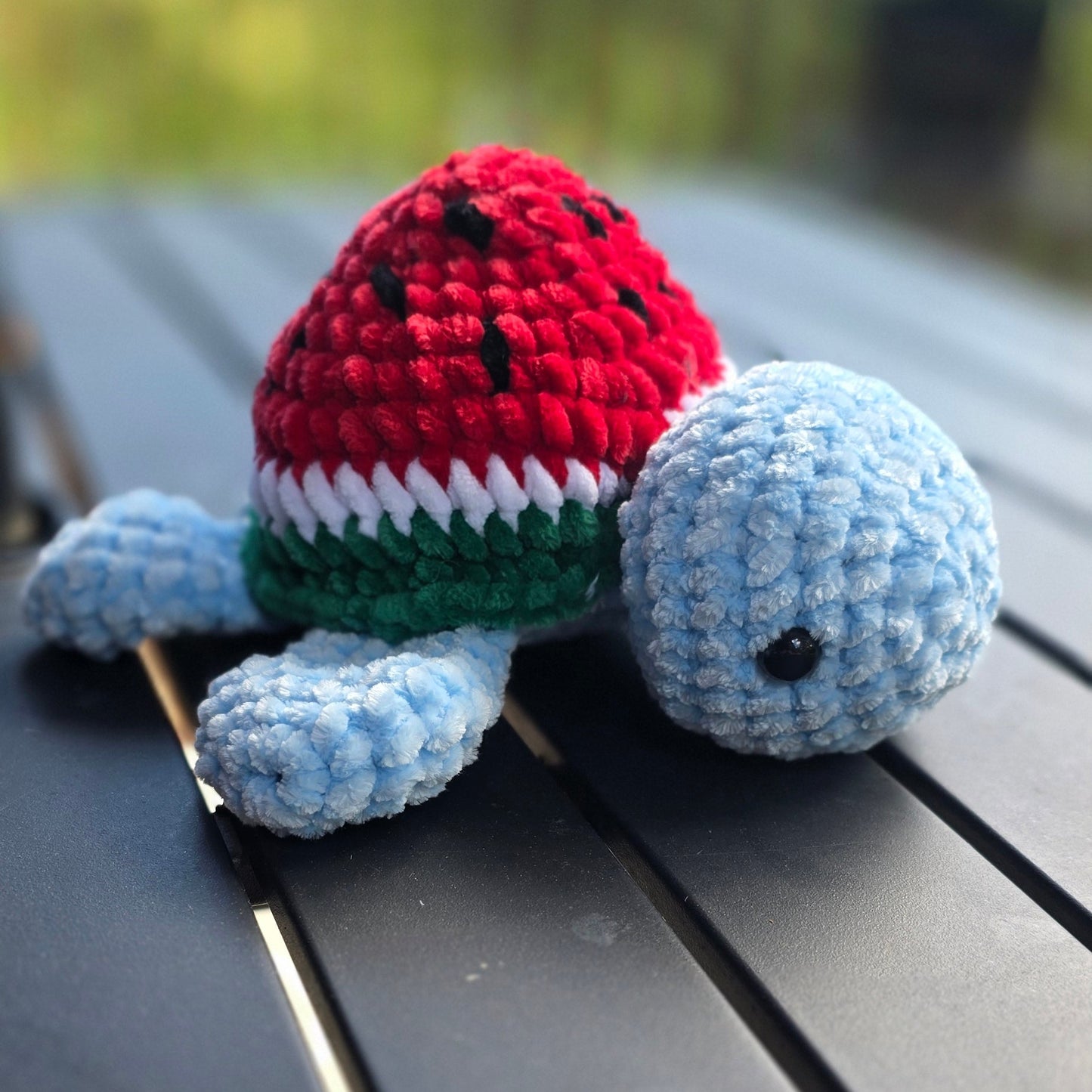 Crochet Watermelon Turtle