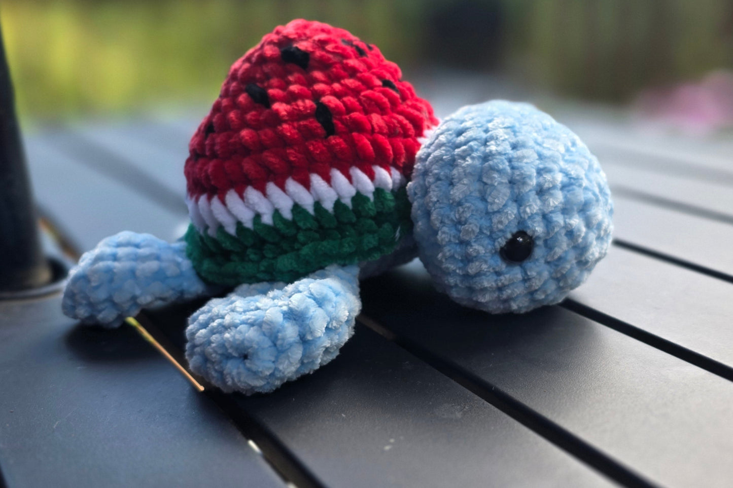 Crochet Watermelon Turtle