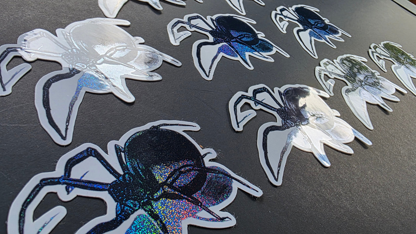 Black Widow Spider Sticker
