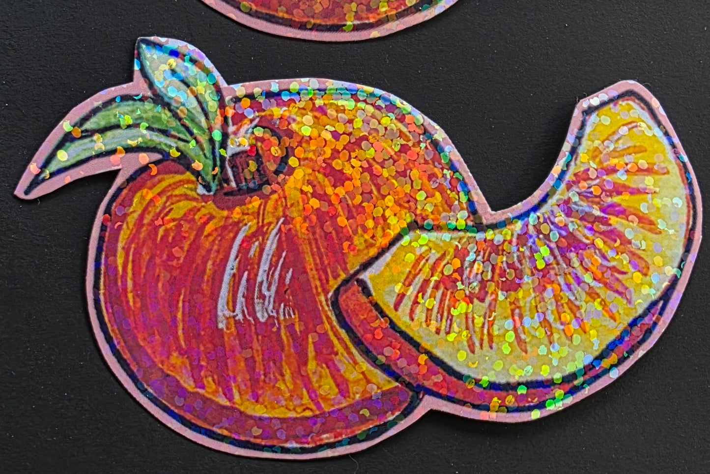 Peach Sticker