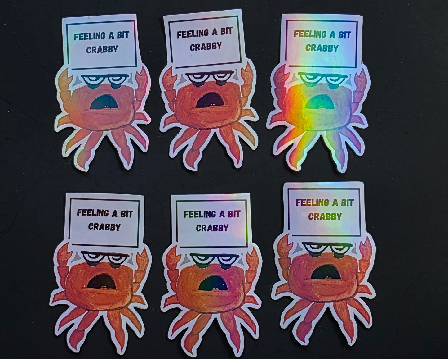 Feeling Crabby Sticker