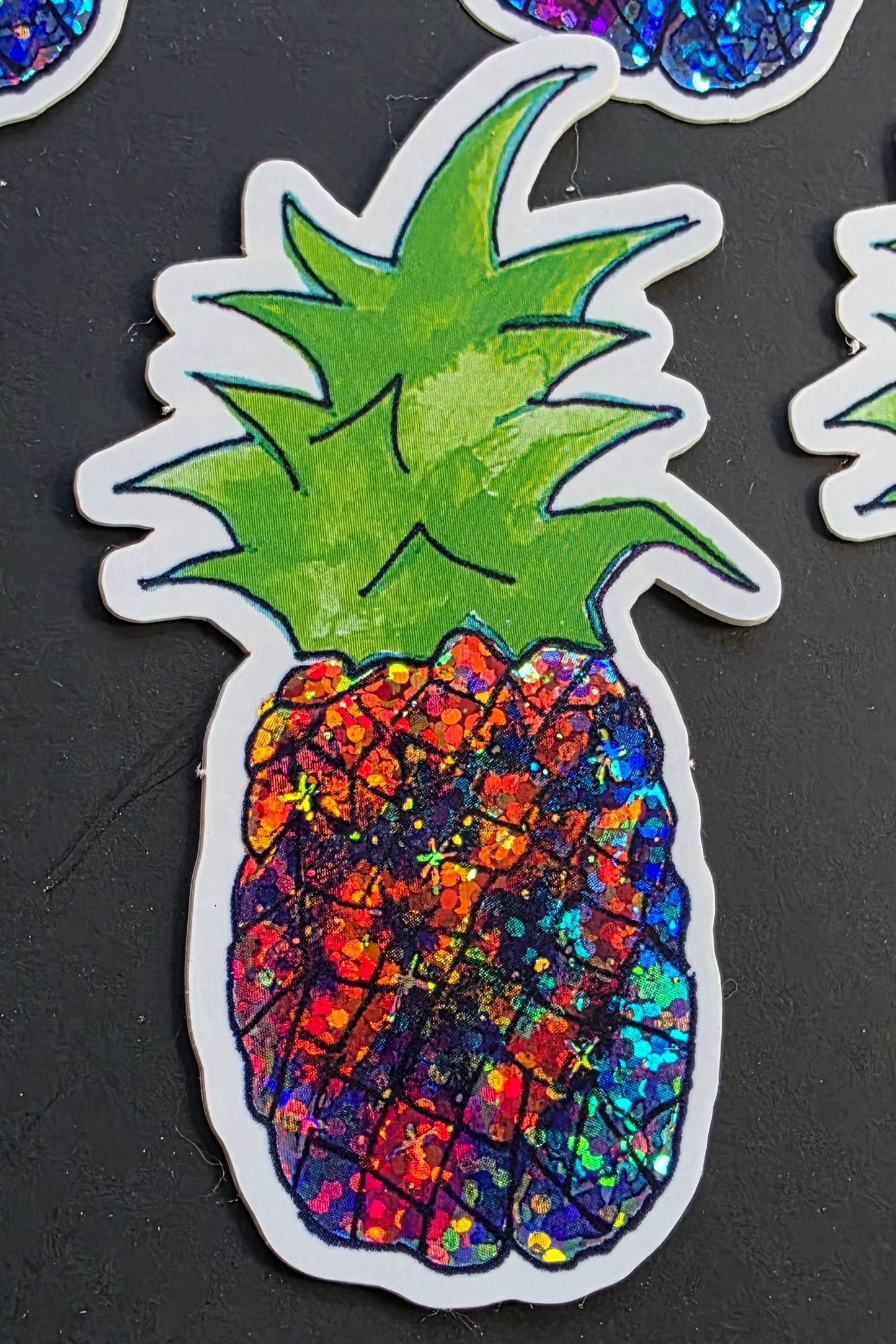 Galaxy Pineapple Sticker