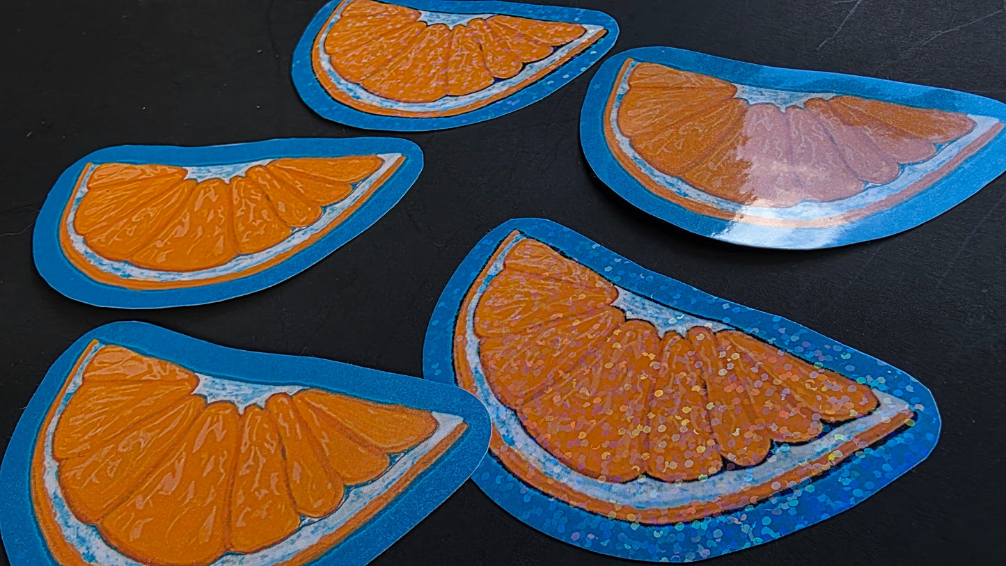 Orange Slice Sticker