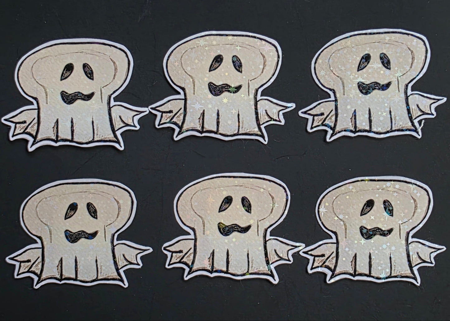 Ghost Toast Sticker