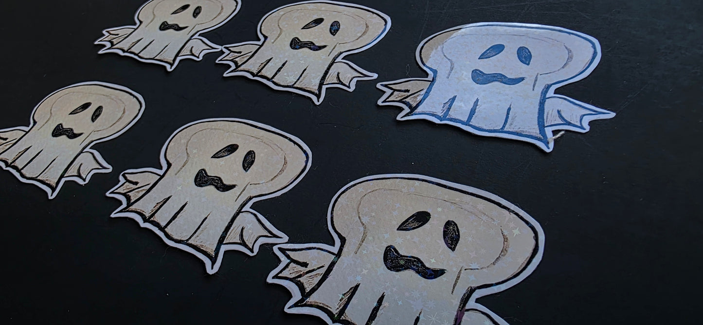 Ghost Toast Sticker