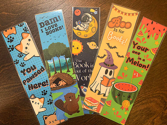 Colorful Cartoon Bookmarks